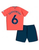 Everton James Tarkowski #6 Vieraspaita Lasten 2023-24 Lyhythihainen (+ shortsit)